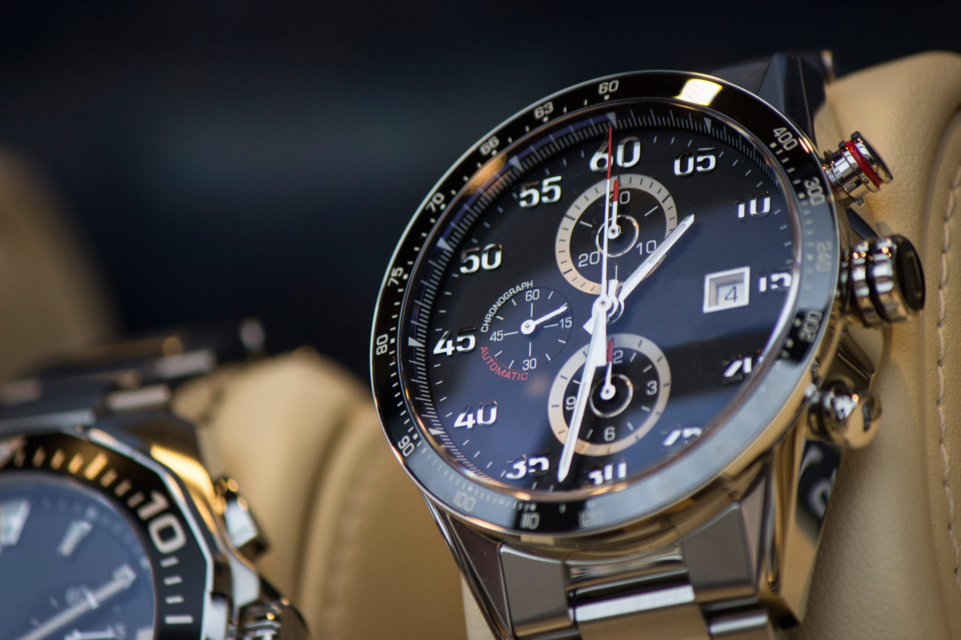TAG Heuer Carrera Chronograph zur Wartung eingeschickt durch Reparatur Uhrreparatur-Online.de